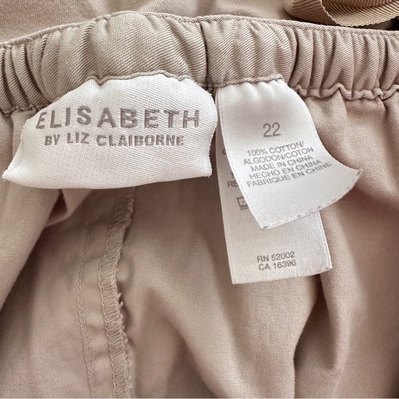 Elisabeth by Liz Claiborne tan pants - Picture 2 of 3